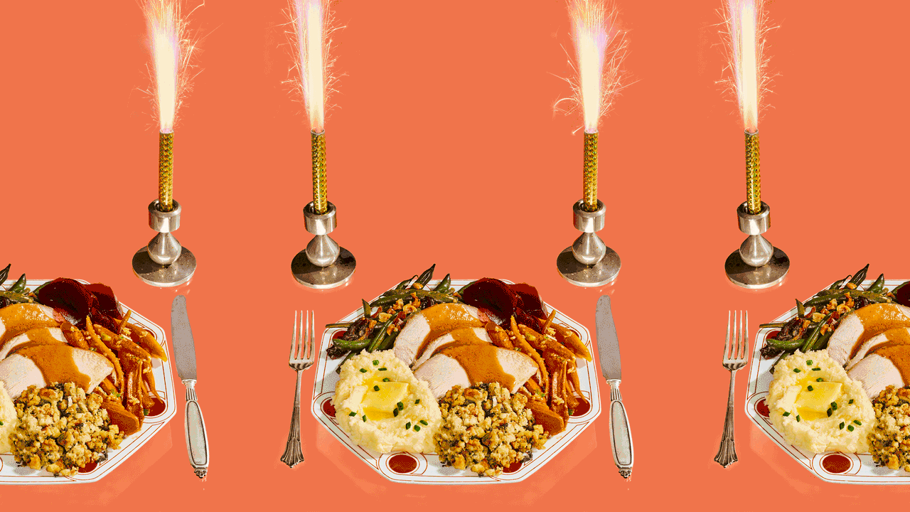 thanksgiving candles buring